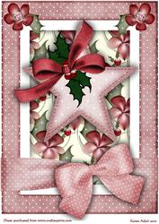 A Christmas Star 2 - A4 Card Front