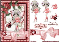 Fairy Red A5 Step by Step Card Front