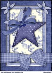 A Christmas Star 3 - A4 Card Front