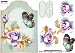 Spring Surprise - Shaped Card Front with Step-by-Step