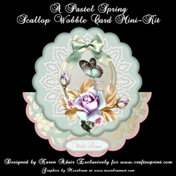 A Pastel Spring - Scallop Wobble Card Mini-Kit