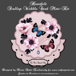 Heartfelt - Scallop Wobble Card Mini-Kit