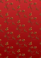 Elegant Floral in Red & Gold