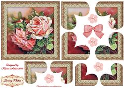 Just Roses Heart Shaped Quadro Corner Stacker