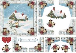 Home for Christmas Arrow Shaped Quadro Corner Stacker