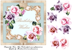 Nostalgique - Card Front with Step-by-Step