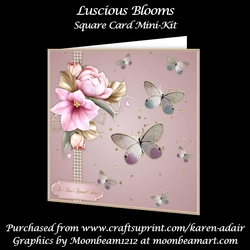 Lush Blooms - Square Card Mini-Kit
