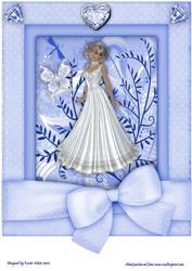The Butterfly Bride A4 Card Front