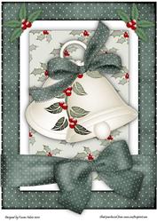 Christmas Bells A4 Card Front