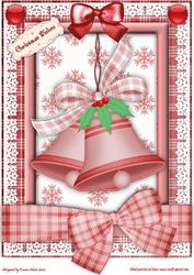 Christmas Bells 2 A4 Card Front