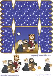 We Three Kings Cracker Card