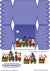 The Santa Express Cracker Card