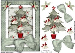 A Christmas Tree A5 Step by Step Card Front