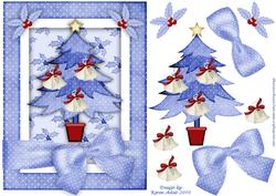 A Christmas Tree 2 - A5 Step by Step Card Front