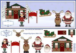 It's the North Pole! - Step by Step Card Front
