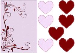 3D Heart and Card Front