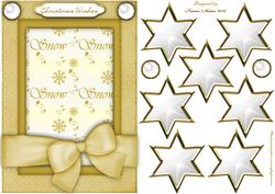 3D Star and Card Front
