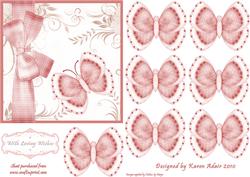 3D Butterfly Embellsihment and Card Front