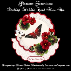 Poppy Perfection - Scallop Wobble Card Mini-Kit