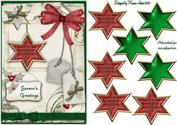 3D Star Embellishment and Card Front 3