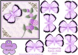 3D Butterfly 'n Bloom in Pink and Card Front
