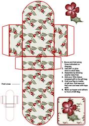 Christmas Gift Bag in Red and Green