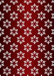 Snowflakes on Red Gradient 2