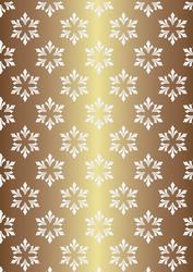 Snowflakes on Bronze Gradient