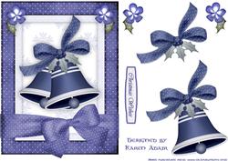 Christmas Bell in Blue