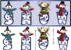 Snow Caps - Step by Step and Card Front