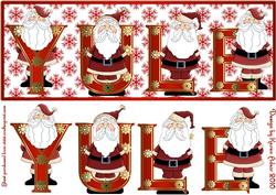 Whimsical Santa's Yule