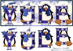 Whimsical Penguin's Yule