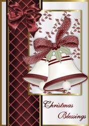 Christmas Bells 2 - A4 Card Front