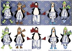 Penguin Fun Dl Card Front with Step by Step
