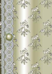 Daisy Splash 'n Lace in Beige