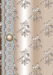 Daisy Splash 'n Lace in Copper