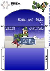 Winter Penguin Money and Gift Voucher Wallet