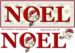 A Chirpy Noel Large Dl Card Front with Step by Step