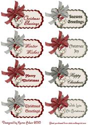 Christmas Sentiment Toppers
