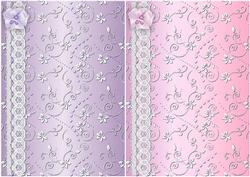 Floral Swirls N Lace Card Bases