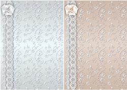 Floral Swirls N Lace Card Bases 3