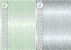 Floral Swirls N Lace Card Bases 4