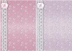 Floral Swirls N Lace Card Bases5