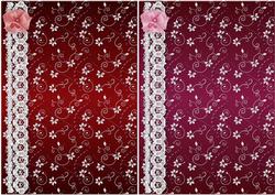 Floral Swirls N Lace Card Fronts 9
