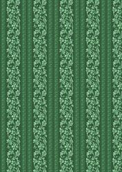 Damask in Green Background Paper