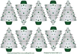 3D Green Tree - Tree Decoration