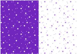 Christmas Stars A5 Co-ordinating Backgrounds in Purple