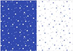 Christmas Stars A5 Co-ordinating Backgrounds in Blue