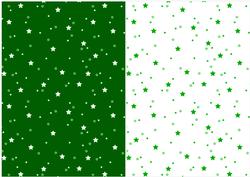 Christmas Stars A5 Co-ordinating Backgrounds in Green