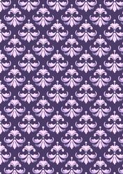 Purple Damask 2 Background Paper